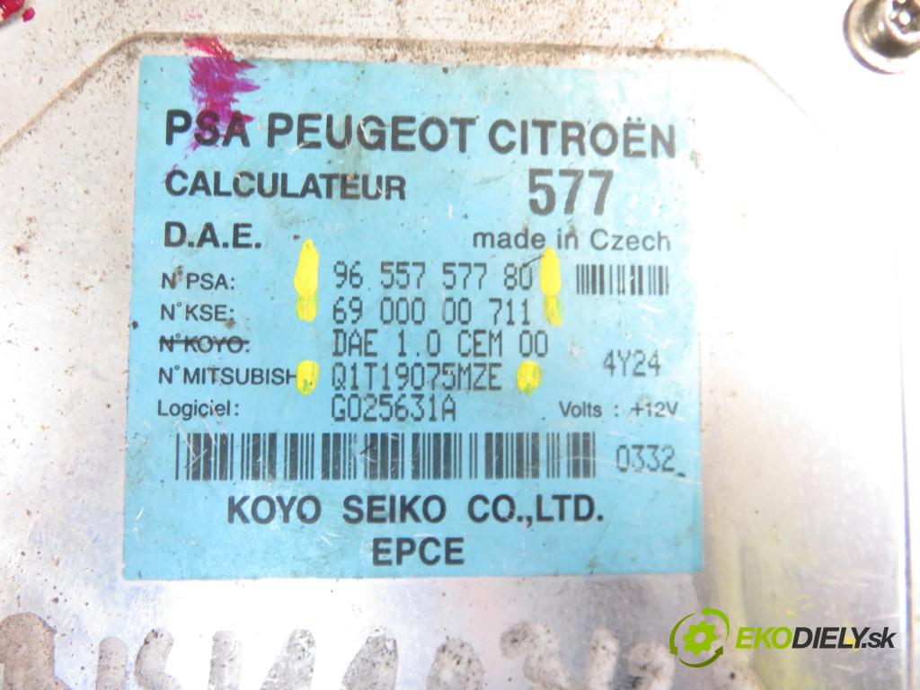 CITROEN C3 Pluriel (HB_) HB 2006 50,00 1.4 HDi - 8HX (DV4TD) 1398,00 Riadiaca jednotka servočerpadlo 9655757780 ; Q1T19075MZE ; 6900000711 (Riadiace jednotky)