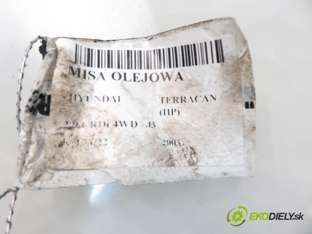 HYUNDAI TERRACAN (HP) SUV 2003 110,00 2.9 CRDi 4WD - J3 2902,00 Vaňa olejová  (Olejové vane)
