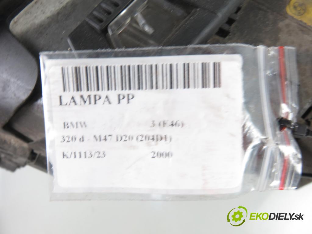 BMW 3 (E46) SEDAN 2000 100,00 320 d 136 - M47 D20 (204D1) 1951,00 Svetlo PP 6902760