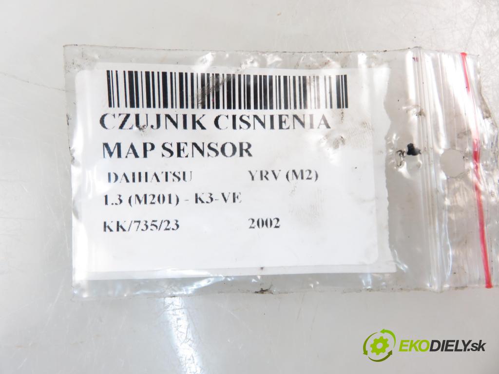 DAIHATSU YRV (M2) HB 2002 64,00 1.3 (M201) 87 - K3-VE 1298,00 snímač TLAK: MAP senzor 8942197401 ; 0798004970