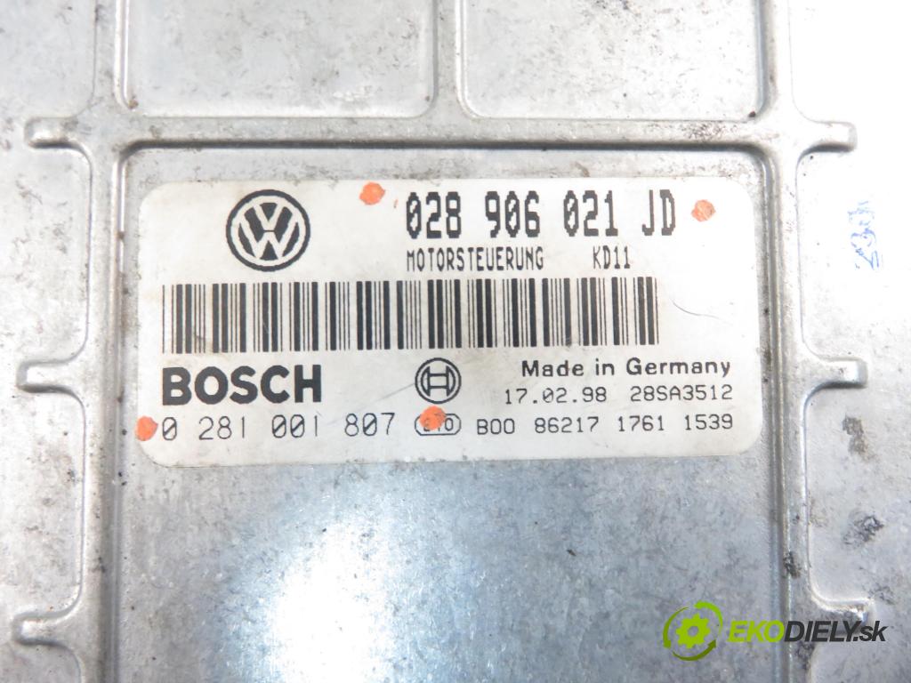 VW PASSAT B5 (3B2) SEDAN 1998 81,00 1.9 TDI 110 - AFN 1896,00 Riadiaca jednotka Motor 028906021JD ; 0281001807