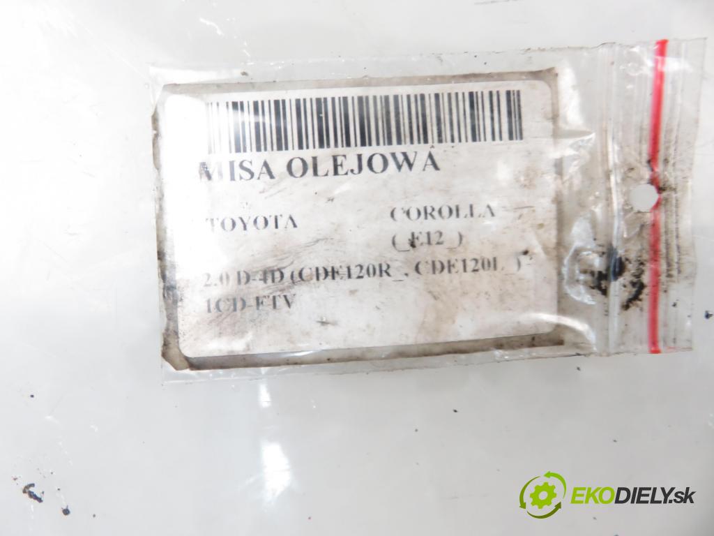 TOYOTA COROLLA (_E12_) HB 2004 66,00 2.0 D-4D 1995,00 Vaňa olejová  (Olejové vane)