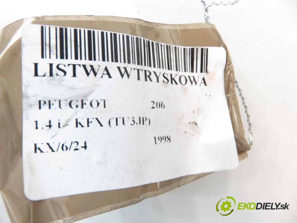 PEUGEOT 206 liftback (2A/C) HB 1998 66,00 1.6 i - NFZ (TU5JP) 1587,00 Lišta vstrekovacia 9625194080C (Vstrekovacie lišty)