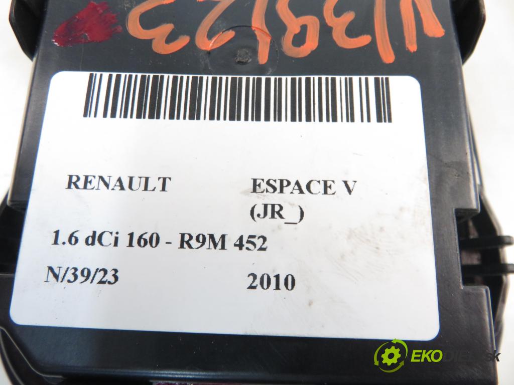 RENAULT ESPACE V (JR_) CROSSOVER 2016 180,00 1.6 dCi 160 - R9M 452 1598,00 prepínač ovládania SEDADLO: 285M08426R