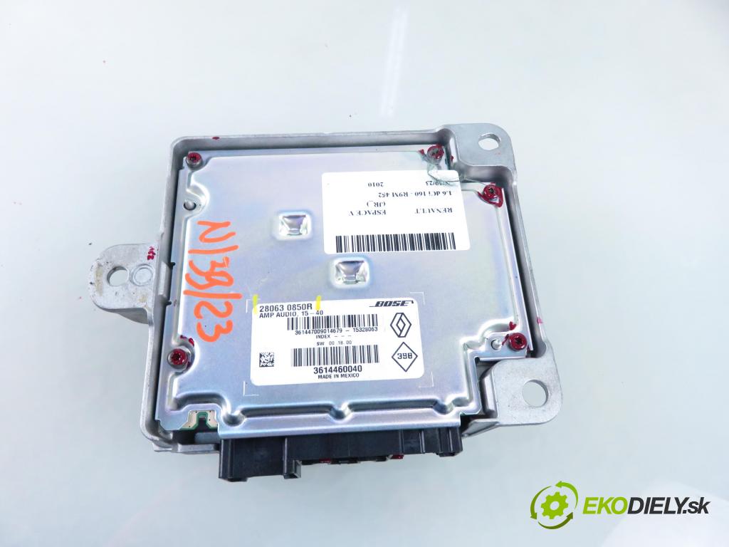 RENAULT ESPACE V (JR_) CROSSOVER 2016 180,00 1.6 dCi 160 - R9M 452 1598,00 Zosilňovač 280630850R (Zosilňovače)