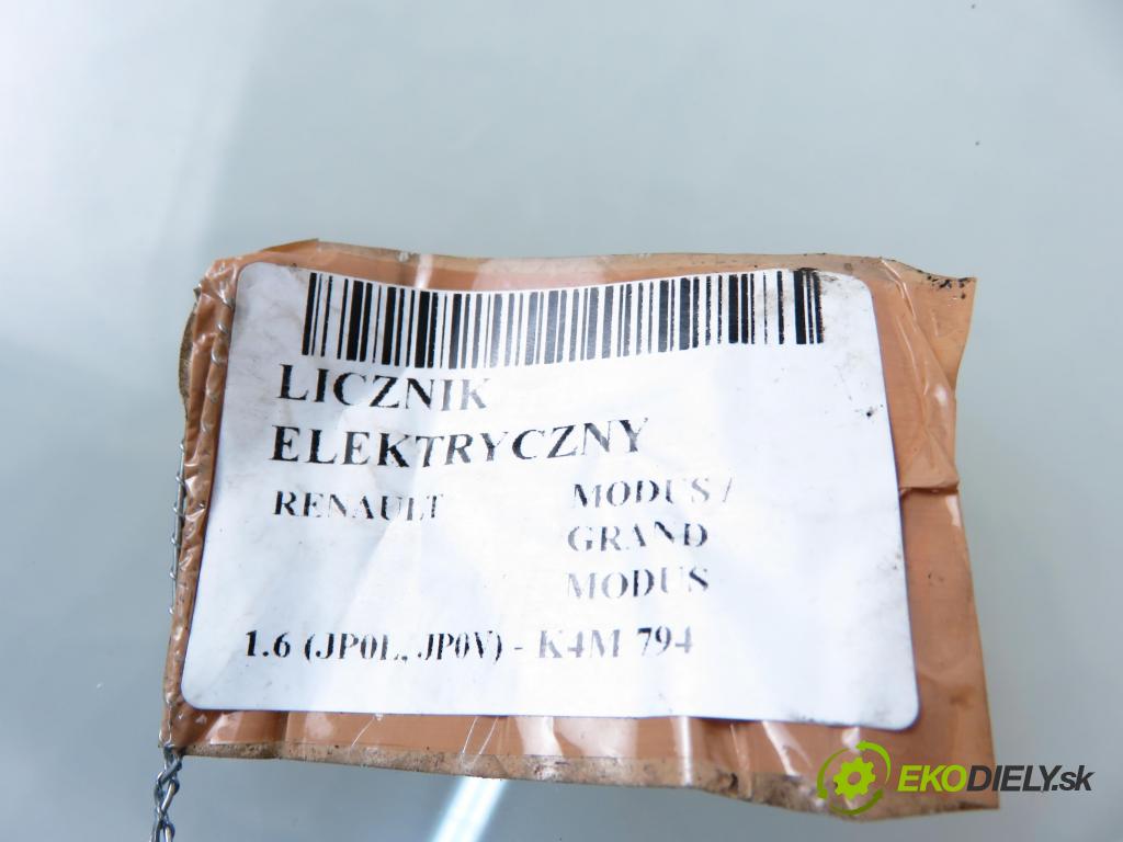 RENAULT MODUS / GRAND MODUS (F/JP0_) HB 2006 65,00 1.6 (JP0L, JP0V) - K4M 794 1598,00 Prístrojovka elektrický 8200495303F ; P8200495303F