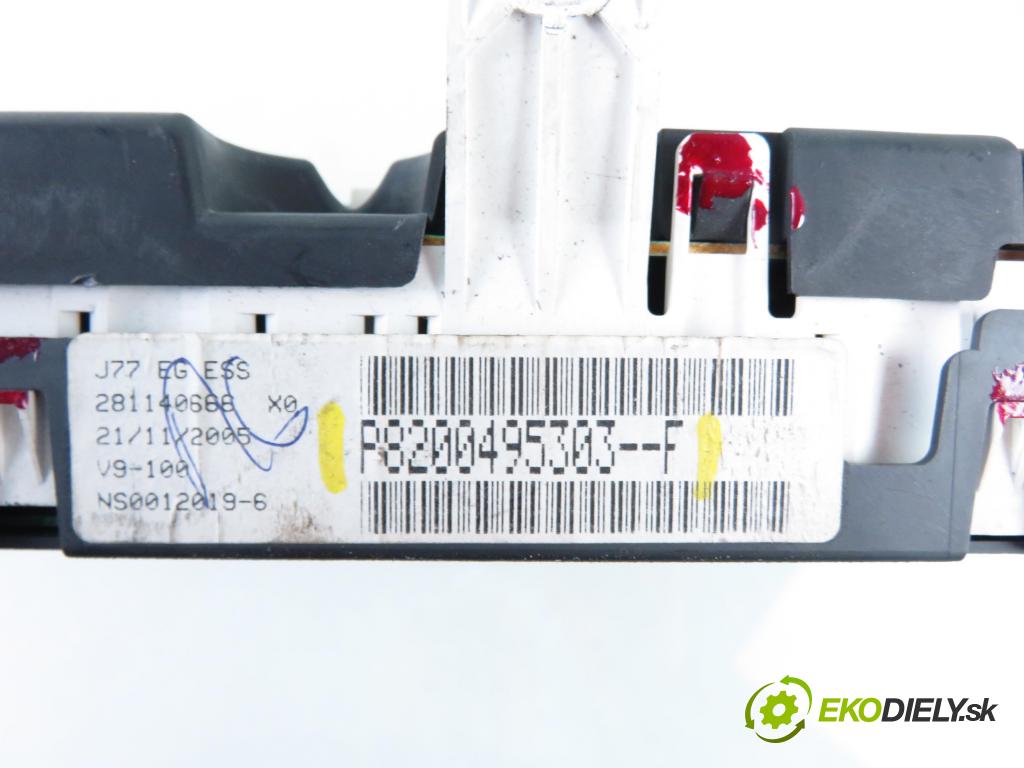 RENAULT MODUS / GRAND MODUS (F/JP0_) HB 2006 65,00 1.6 (JP0L, JP0V) - K4M 794 1598,00 Prístrojovka elektrický 8200495303F ; P8200495303F