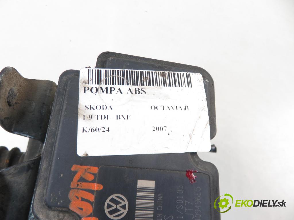 SKODA OCTAVIA II (1Z3) LIFTBACK 2007 77,00 1.9 TDI - BXE 1896,00 Pumpa ABS 1K0907379P ; 1K0614117H ; 10020701074 (Pumpy ABS)