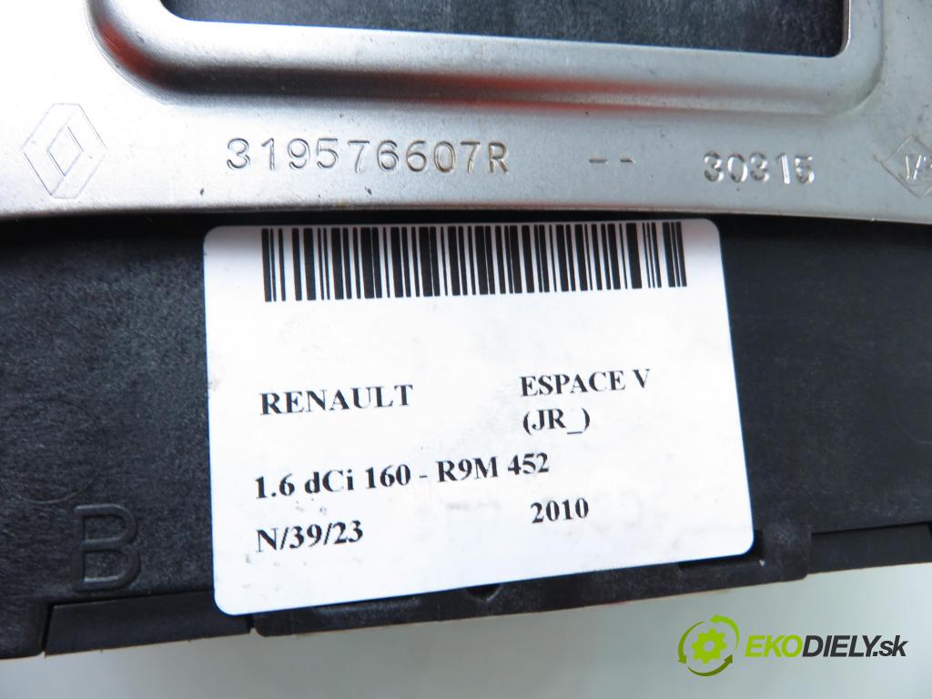 RENAULT ESPACE V (JR_) CROSSOVER 2016 180,00 1.6 dCi 160 - R9M 452 1598,00 Riadiaca jednotka prevodovky 319597831R ; MB1127008137