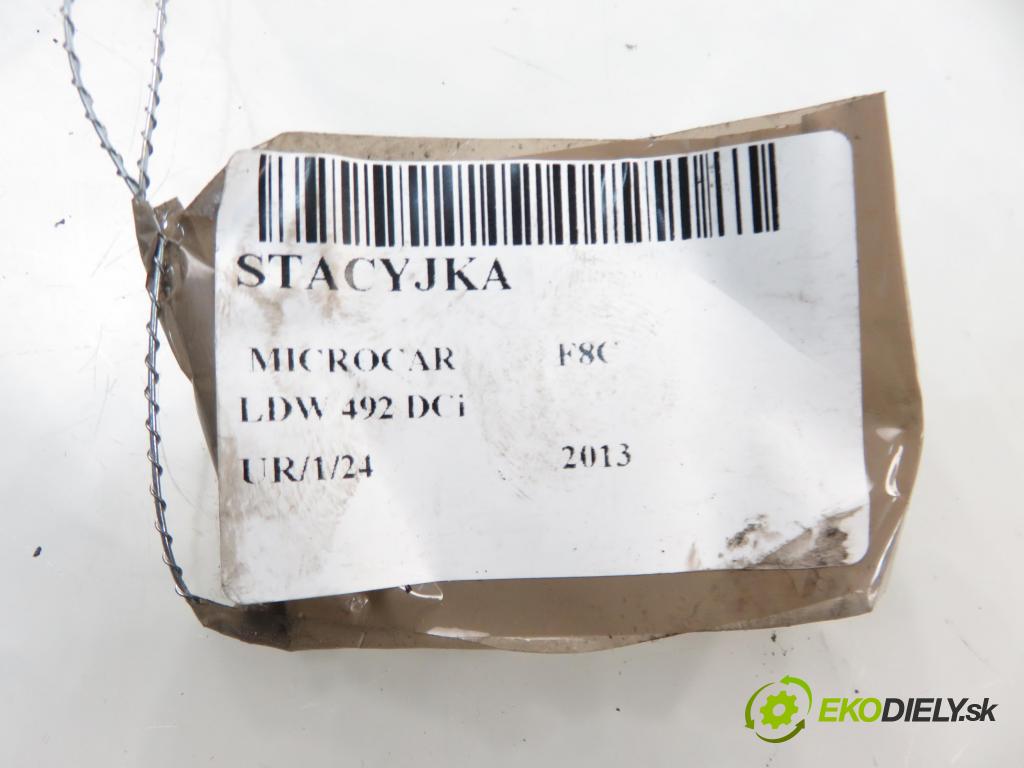 MICROCAR F8C COUPE 2013 8,50 LDW 492 DCi 478,00 spinačka  (Spínacie skrinky a kľúče)