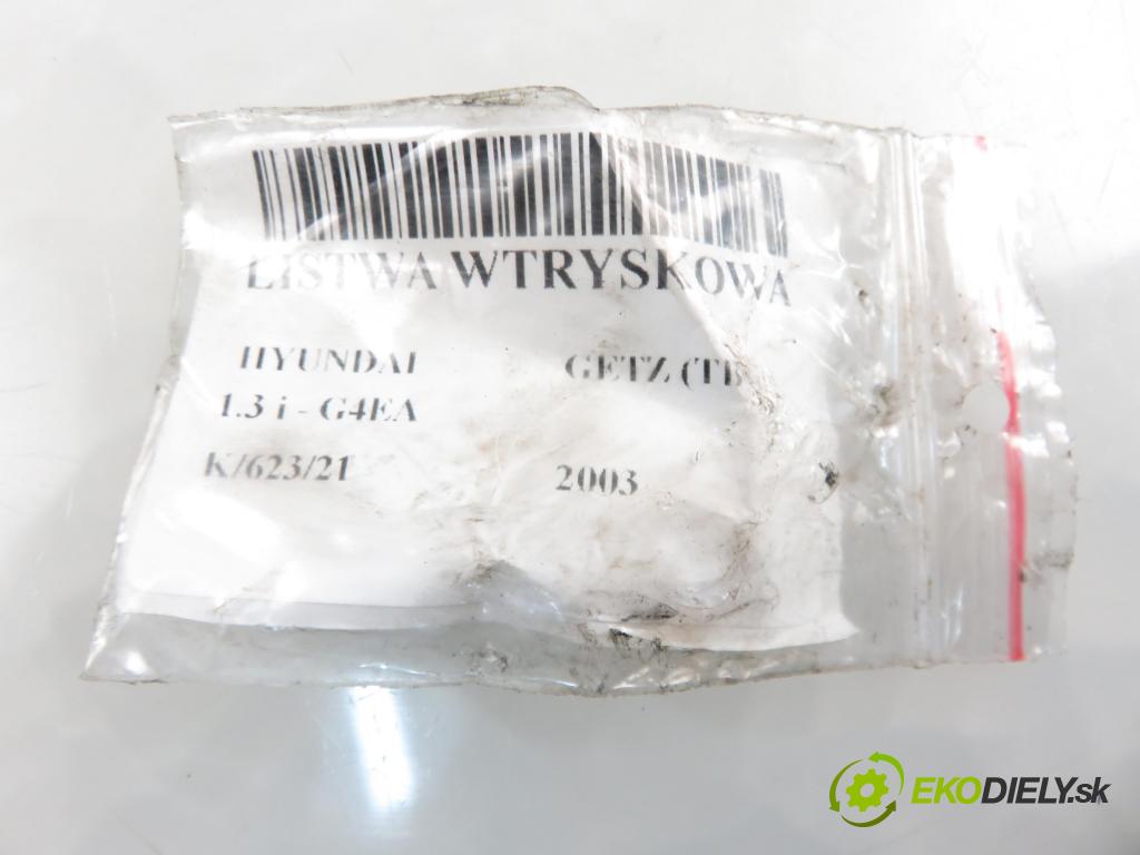 HYUNDAI GETZ (TB) HB 2003 60,00 1.3 12V 82 - G4EA 1341,00 Lišta vstrekovacia 3531022600 ; 9260930008 (Vstrekovacie lišty)
