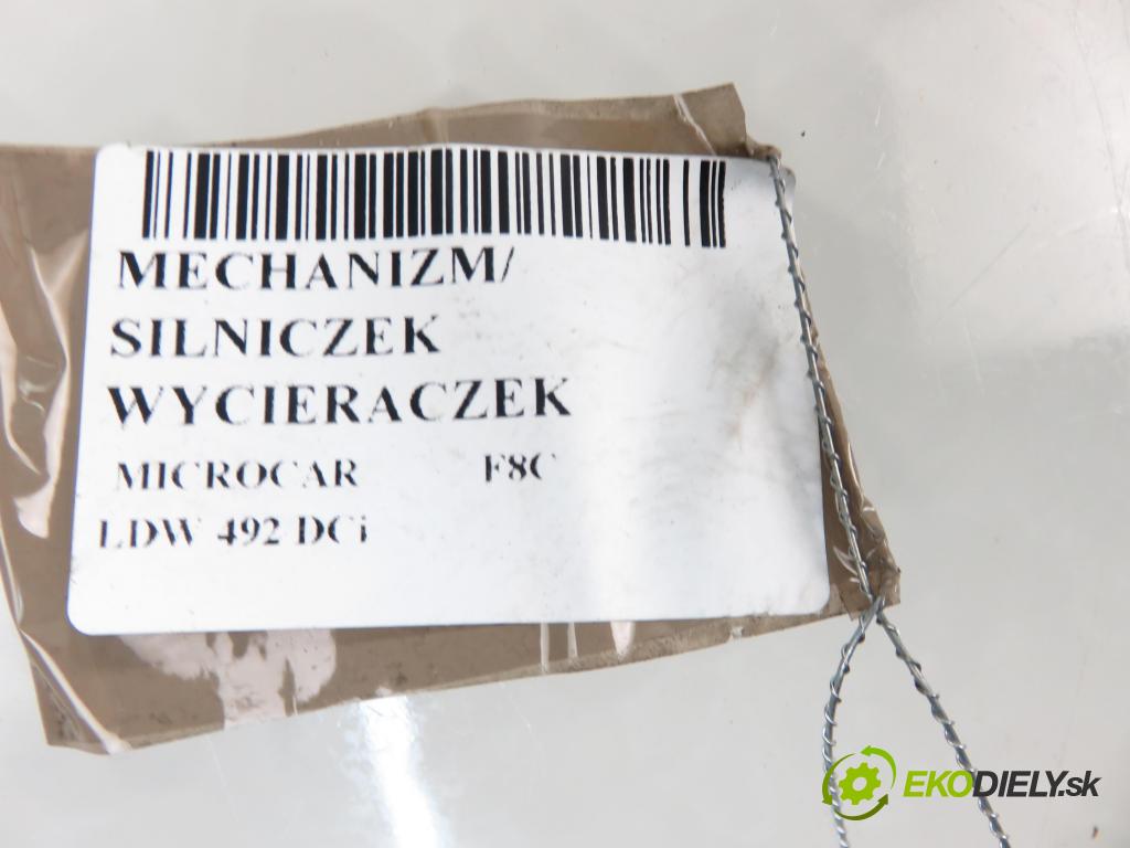 MICROCAR F8C COUPE 2013 8,50 LDW 492 DCi 478,00 Mechanizmus stieračov predný M67008508 (Motorčeky stieračov predné)