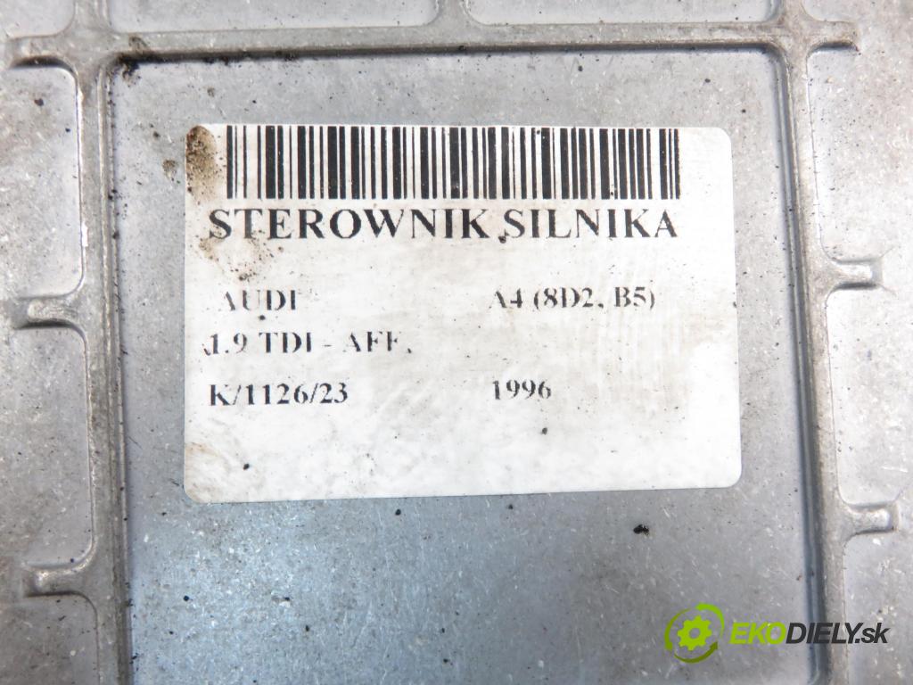 AUDI A4 (8D2, B5) SEDAN 1996 55,00 1.9 TDI 75 - AFF 1896,00 Riadiaca jednotka Motor 0281001490 ; 028906021ea