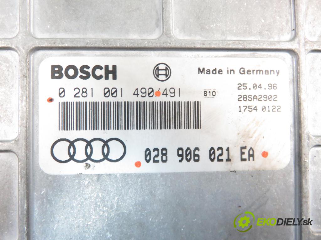 AUDI A4 (8D2, B5) SEDAN 1996 55,00 1.9 TDI 75 - AFF 1896,00 Riadiaca jednotka Motor 0281001490 ; 028906021ea