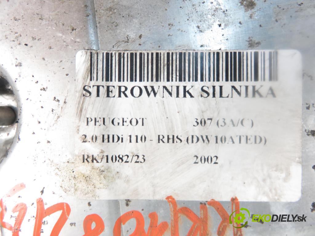 PEUGEOT 307 (3A/C) HB 2002 79,00 2.0 HDi 110 - RHS 1997,00 Riadiaca jednotka Motor 0281011248 ; 9552183780