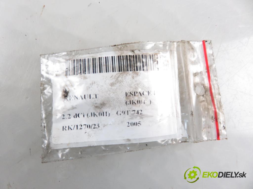 RENAULT ESPACE IV (JK0/1_) MINIVAN 2005 110,00 2.2 dCi (JK0H) 150 - G9T 742 2188,00 vstrekovač 0445110084 ; 8200084534 (Vstrekovače)