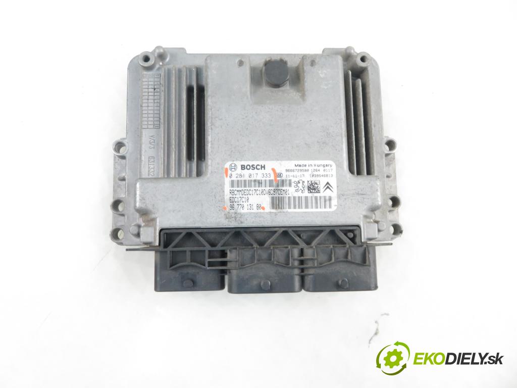 PEUGEOT 207 SW (WK_) KOMBI 2011 68,00 1.6 HDi 8V 92 - 9HP (DV6DTED) 1560,00 Riadiaca jednotka Motor 0281017333 ; 9677013180