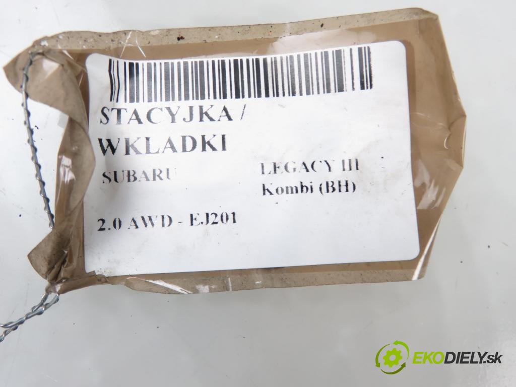 SUBARU LEGACY III Kombi (BH) KOMBI 2002 92,00 2.0 AWD 125 - EJ201 1994,00 spinačka 88215AE010 ; x1t25571 (Spínacie skrinky a kľúče)