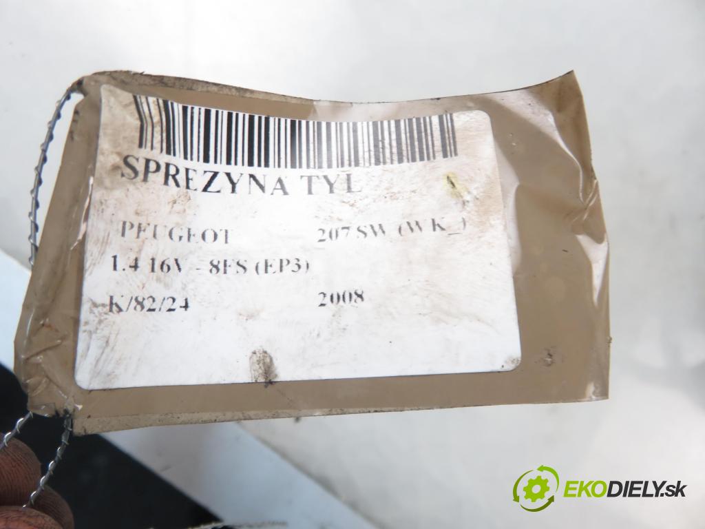 PEUGEOT 207 SW (WK_) KOMBI 2008 70,00 1.4 16V - 8FS (EP3) 1397,00 Pružina zadné