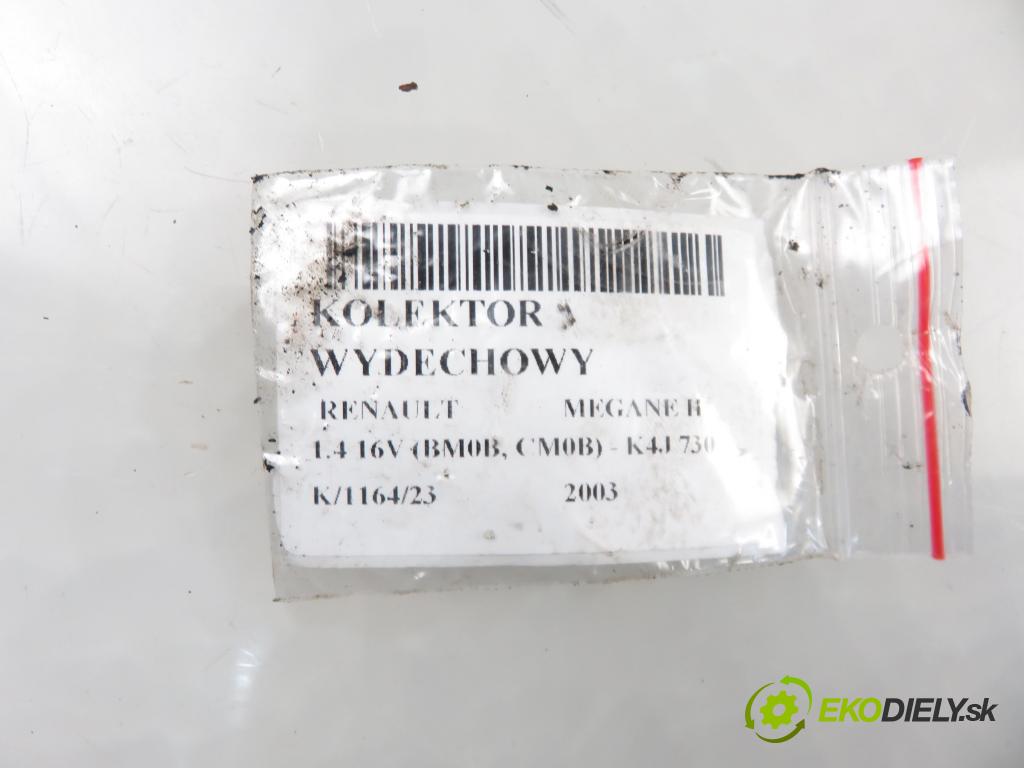 RENAULT MEGANE II (BM0/1_, CM0/1_) HB 2003 72,00 1.4 16V (BM0B, CM0B) - K4J 730 1390,00 potrubí VYČERPAT: 114168 (Výfukové potrubí)