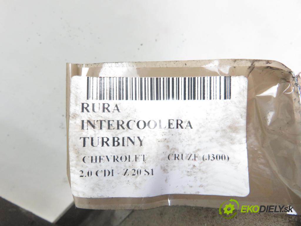 CHEVROLET CRUZE (J300) SEDAN 2010 110,00 2.0 CDI 150 - Z 20 S1 (LLW) 1991,00 Rúra intercoolera turba
