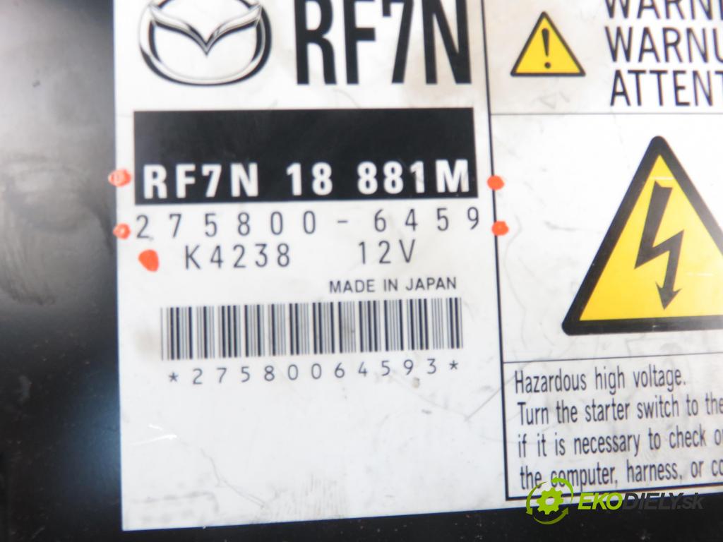 MAZDA 5 (CR19) MINIVAN 2006 81,00 2.0 MZR-CD 110 - RF7J 1998,00 řídící jednotka motora 2758006459 ; rf7n18881m
