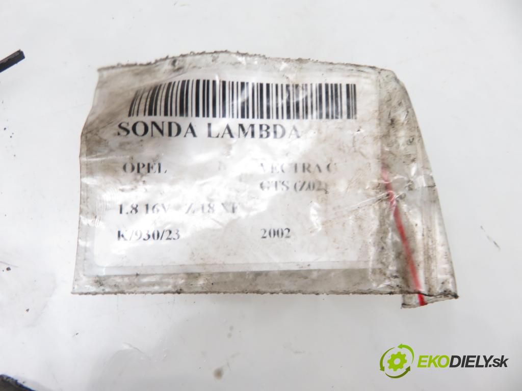 OPEL VECTRA C GTS (Z02) LIFTBACK 2002 90,00 1.8 16V 122 - Z 18 XE 1796,00 sonda lambda ES20281 (Lambda sondy)