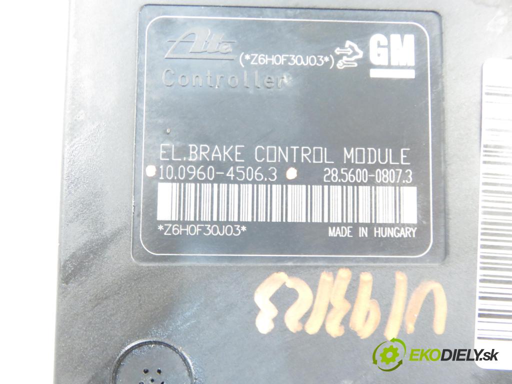 CHEVROLET CRUZE (J300) SEDAN 2010 110,00 2.0 CDI 150 - Z 20 S1 (LLW) 1991,00 Pumpa ABS 10020603954 ; 10096045063 (Pumpy ABS)