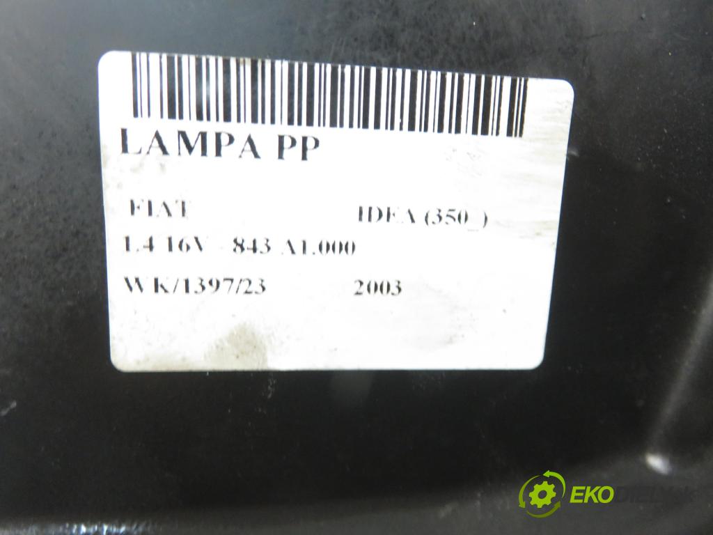 FIAT IDEA (350_) MINIVAN 2003 70,00 1.4 16V 95 - 843 A1.000 1368,00 Svetlo PP 51747604