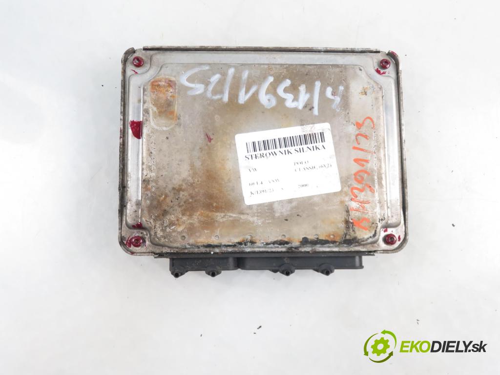 VW POLO CLASSIC (6V2) SEDAN 2000 44,00 60 1.4 - ANW 1390,00 řídící jednotka motora 6K0906032T ; 0261206839