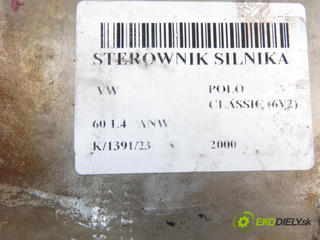VW POLO CLASSIC (6V2) SEDAN 2000 44,00 60 1.4 - ANW 1390,00 řídící jednotka motora 6K0906032T ; 0261206839