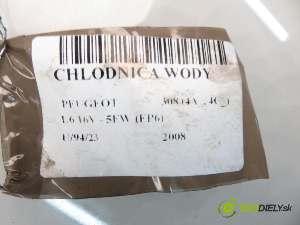PEUGEOT 308 (4A_, 4C_) HB 2008 88,00 1.6 VTi 120 - 5FW (EP6) 1598,00 chladič vody 9657576580