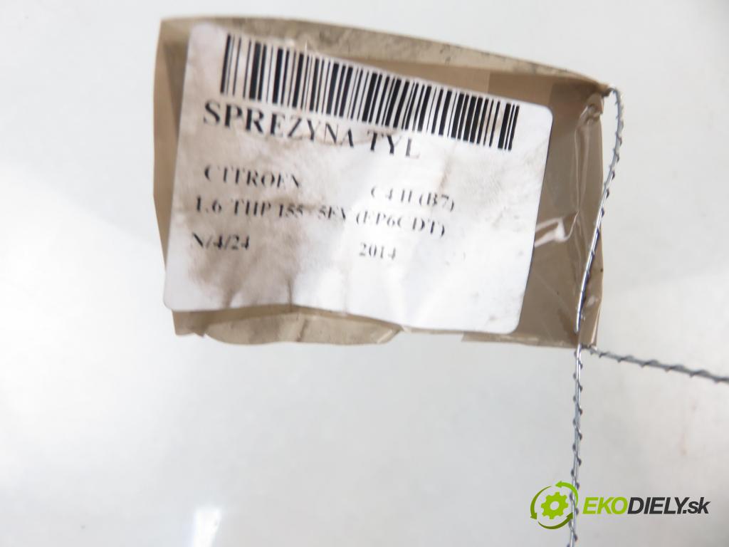 CITROEN C4 II (B7) HB 2014 115,00 1.6 THP 155 - 5FV (EP6CDT) 1598,00 Pružina zadné
