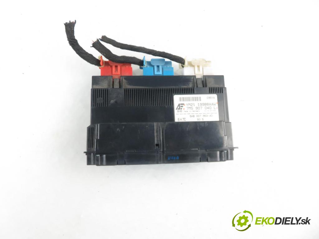FORD GALAXY (WGR) VAN 2003 96,00 1.9 TDI PD 130 - ASZ 1896,00 Panel kúrenia KLIMATRONIK YM2119988AAW ; 7M5907040L