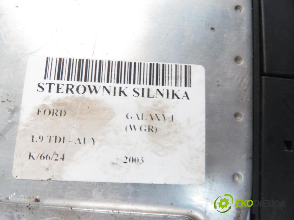 FORD GALAXY (WGR) VAN 2003 96,00 1.9 TDI PD 130 - ASZ 1896,00 řídící jednotka motora 038906019LD ; 0281011198