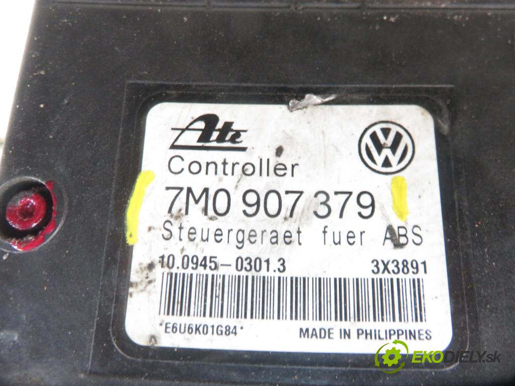 VW SHARAN (7M8, 7M9, 7M6) MINIVAN 1997 81,00 1.9 TDI 110 - AFN 1896,00 Pumpa ABS 7M0614111K ; 95VW2L580CB ; 7M0907379 (Pumpy ABS)