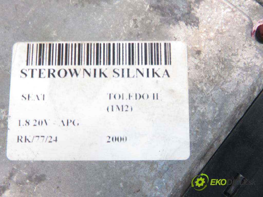 SEAT TOLEDO II (1M2) SEDAN 2000 92,00 1.8 20V - APG 1781,00 řídící jednotka motora 06A906018FR ; 0261206512