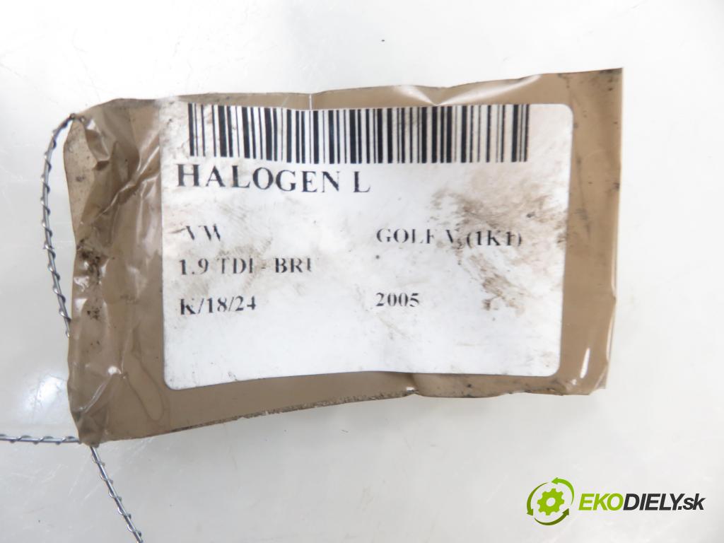 VW GOLF V (1K1) HB 2005 66,00 1.9 TDI PD 90 - BRU 1896,00 hmlové svetlo, hmlovka L