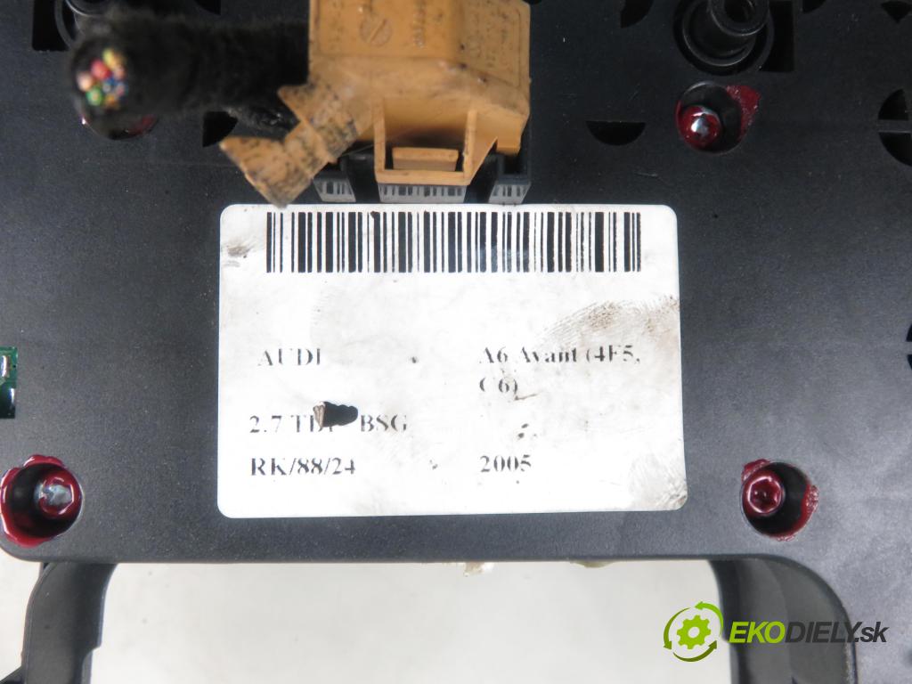 AUDI A6 Avant (4F5, C6) KOMBI 2005 120,00 2.7 TDI - BSG 2698,00 palubná doska 4F1857951B ; 4F0910609B ; 4F1919610K