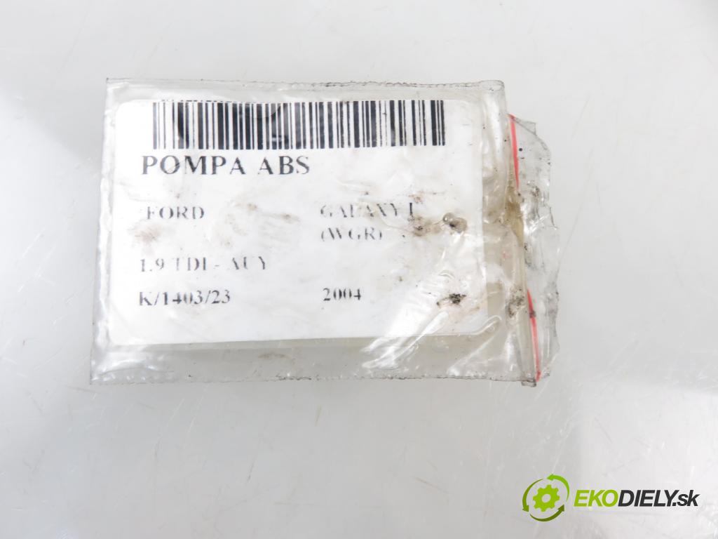 FORD GALAXY (WGR) VAN 2004 85,00 1.9 TDI PD 115 - AUY 1896,00 Pumpa ABS 7M3614111M ; 7M3907379E ; 3M212L580AA (Pumpy ABS)