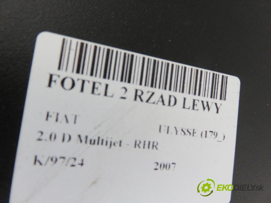 FIAT ULYSSE (179_) MINIVAN 2007 100,00 2.0 D Multijet - RHR 1997,00 Sedadlo 2 rad ľavy