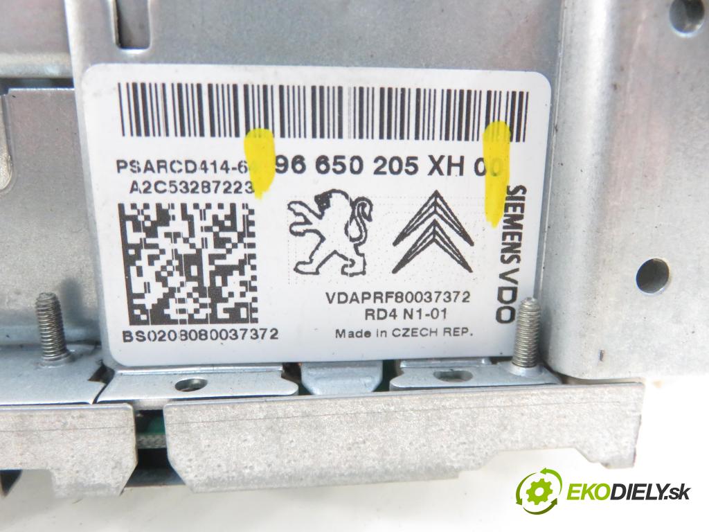 PEUGEOT 308 (4A_, 4C_) HB 2008 88,00 1.6 VTi 120 - 5FW (EP6) 1598,00 RADIO CD 96650205XH