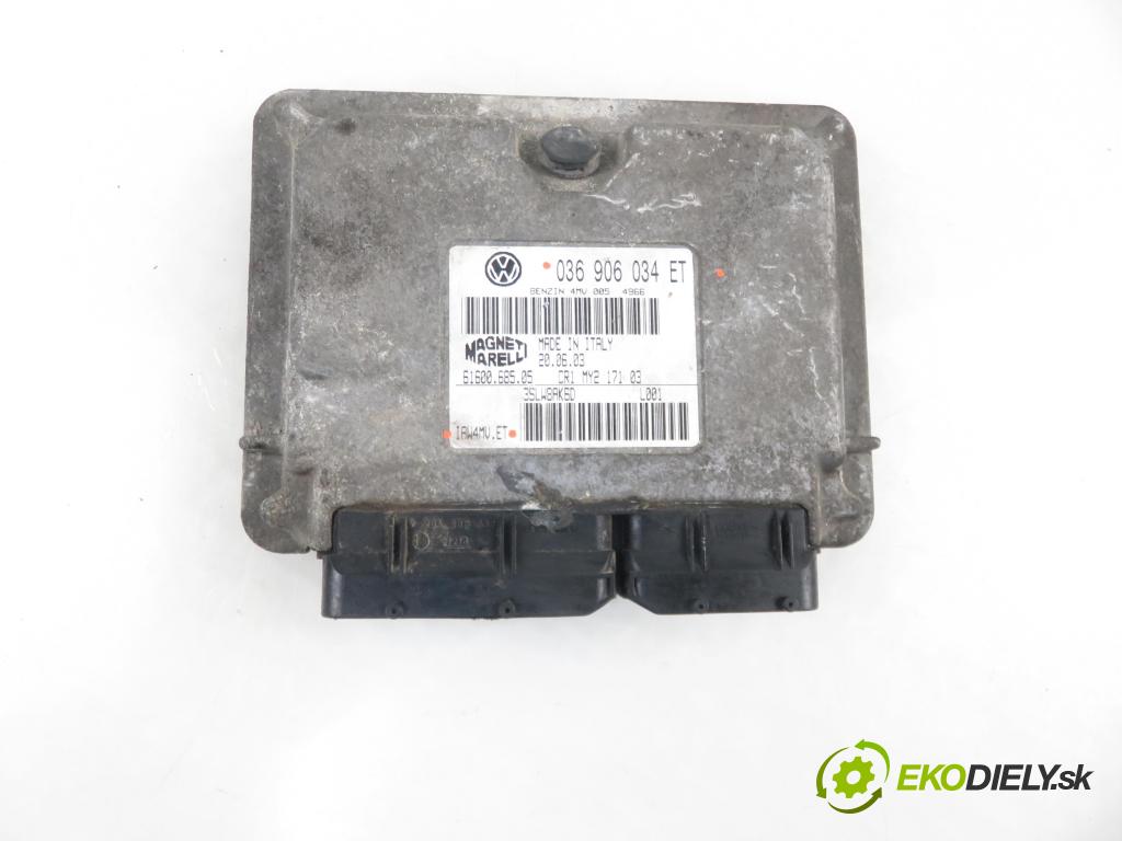 SKODA FABIA I Combi (6Y5) KOMBI 2003 55,00 1.4 16V - BBY 1390,00 řídící jednotka motora 036906034ET ; IAW4MVET