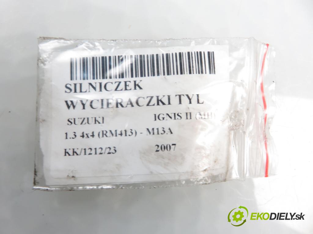 SUZUKI IGNIS II (MH) HB 2007 69,00 1.3 VVT 4x4 94 - M13A 1328,00 motorek stěrače ZADNÍ: 34355581