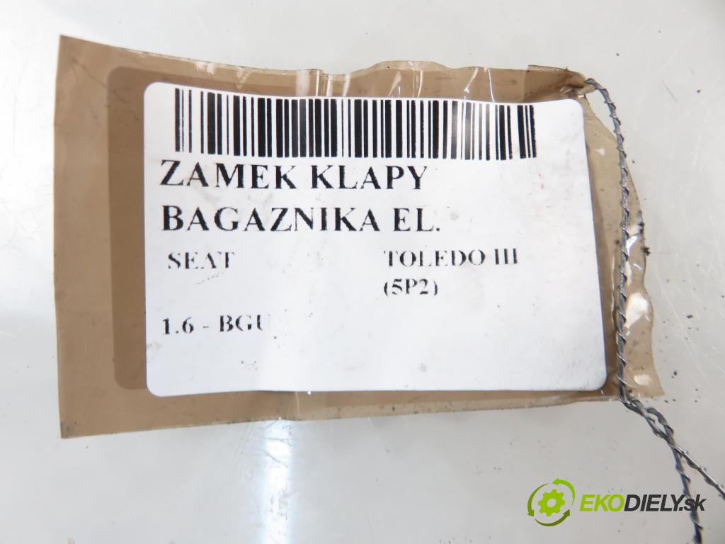 SEAT TOLEDO III (5P2) MINIVAN 2005 75,00 1.6 - BGU 1595,00 zámok dveří kufr EL.
