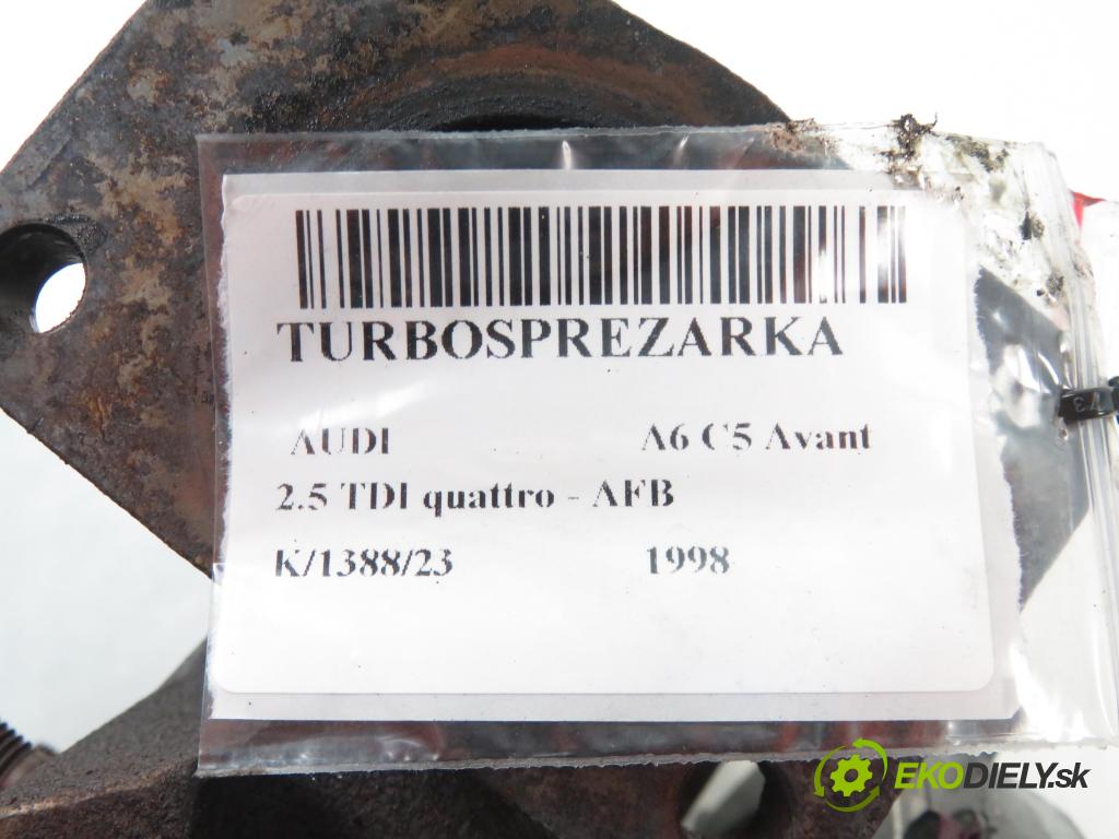 AUDI A6 Avant (4B5, C5) KOMBI 1998 110,00 2.5 TDI quattro - AFB 2496,00 Turbodúchadlo 059145701S (Turbodúchadlá (kompletné))