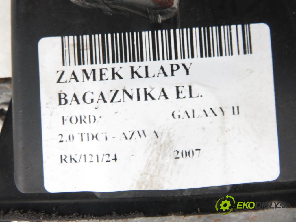 FORD GALAXY (WA6) MINIVAN 2007 96,00 2.0 TDCi - AZWA 1997,00 zámok dveří kufr EL. 3M51R442A66AR