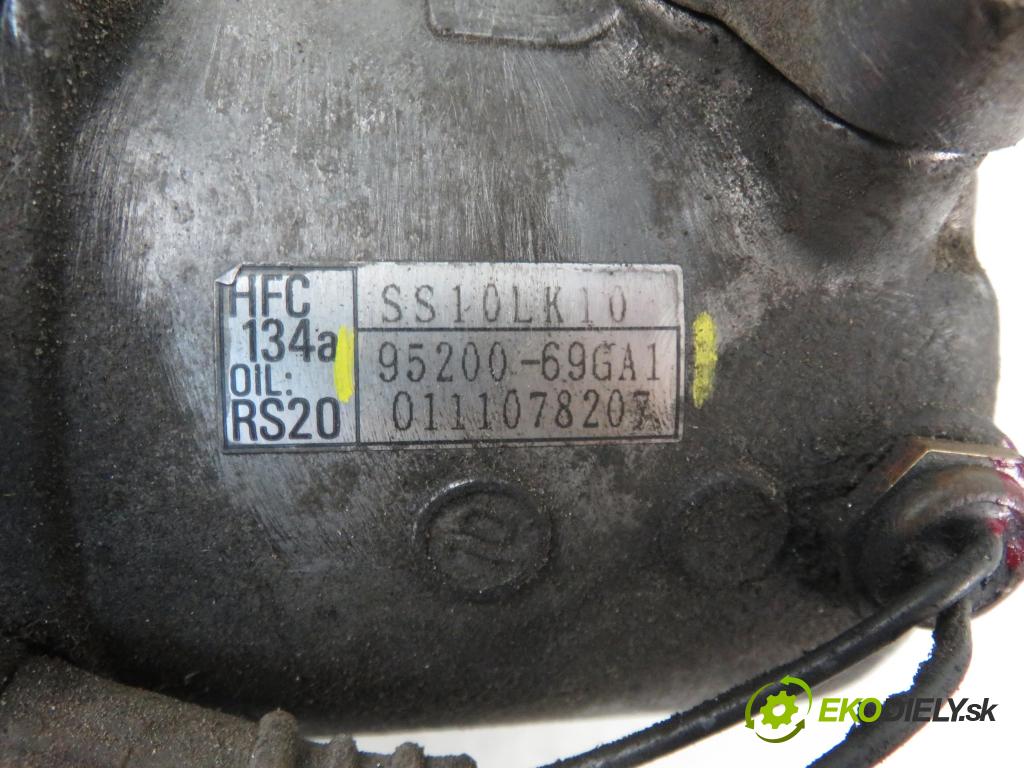 SUZUKI WAGON R+ (MM) MINIVAN 2001 56,00 1.3 (RB 413) - G13BB 1298,00 KOMPRESOR: klimatizace 9520069GA1 (Kompresory)