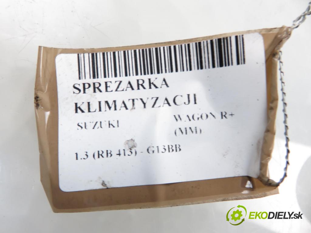 SUZUKI WAGON R+ (MM) MINIVAN 2001 56,00 1.3 (RB 413) - G13BB 1298,00 KOMPRESOR: klimatizace 9520069GA1 (Kompresory)