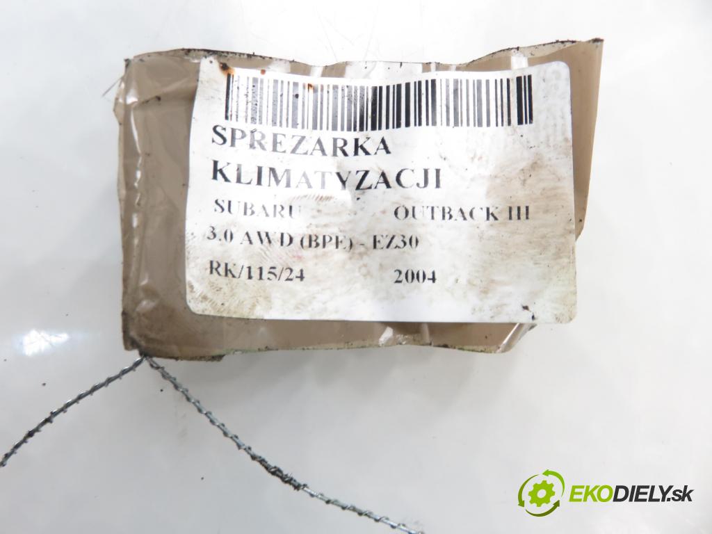 SUBARU OUTBACK (BL, BP) KOMBI 2004 180,00 3.0 H6 AWD 245 - EZ30 3000,00 KOMPRESOR: klimatizace 4472605290 (Kompresory)